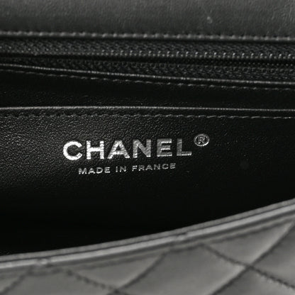 Chanel Lambskin Quilted Mini Rectangular Flap So Black 5 of 9