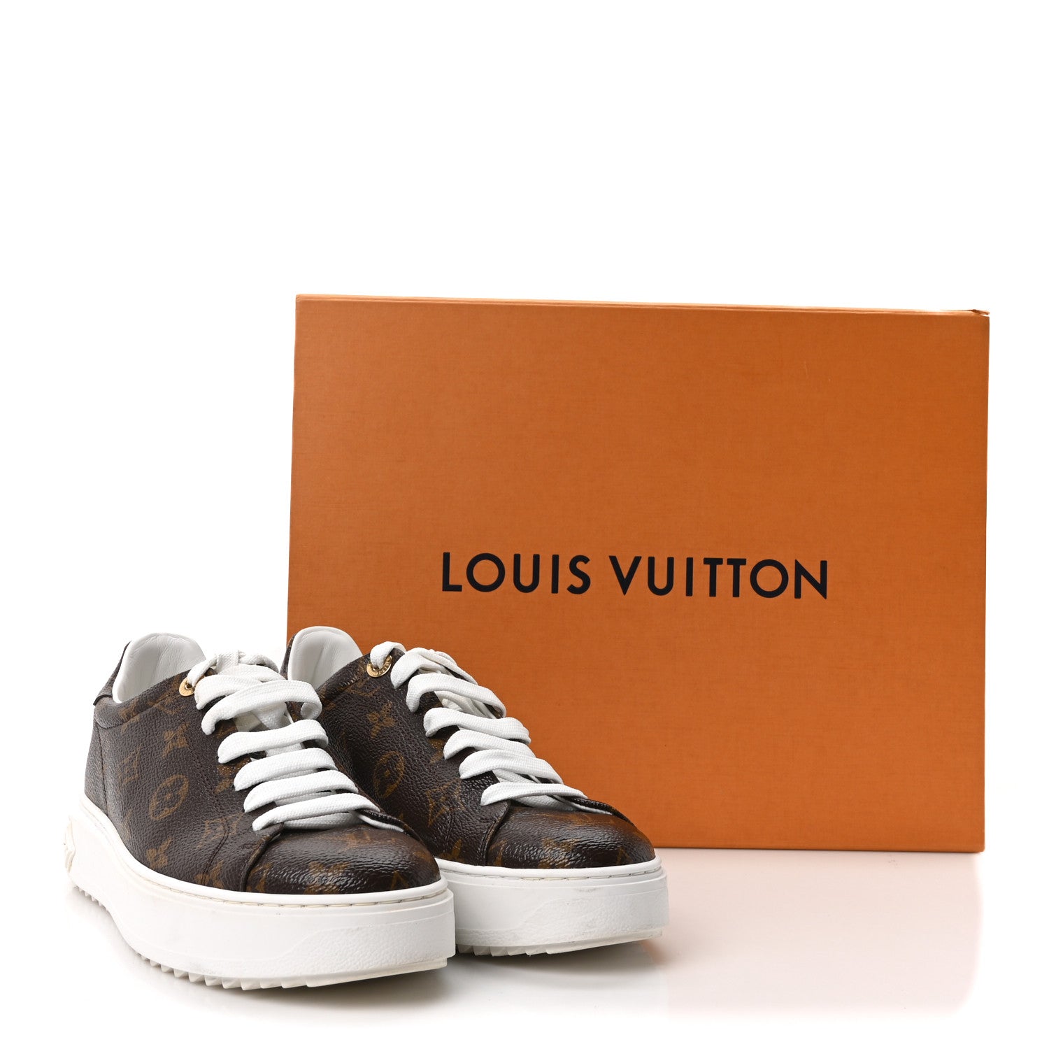 Louis Vuitton Monogram Time Out Sneakers 37.5 10 of 10