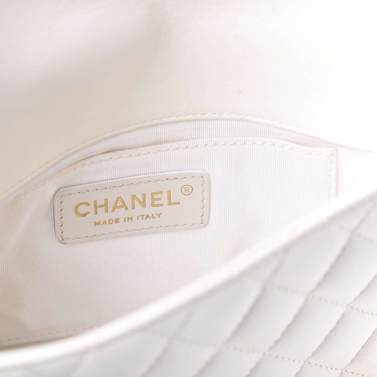 Chanel Lambskin Quilted Side Packs White 8 of 11