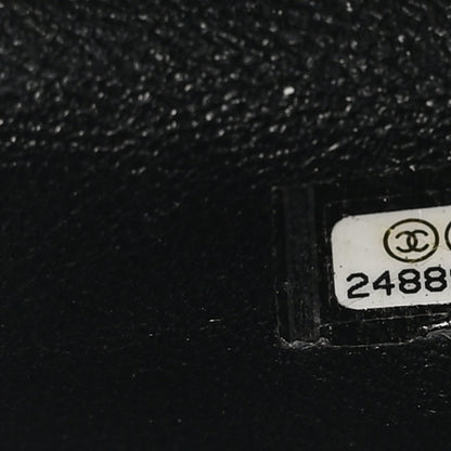 Chanel Caviar Lizard Quilted Coco Handle Bowler Black 7 of 10