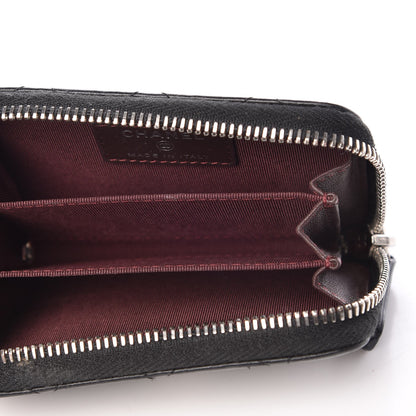 Chanel Lambskin Quilted Zip Coin Purse Black 5 of 9