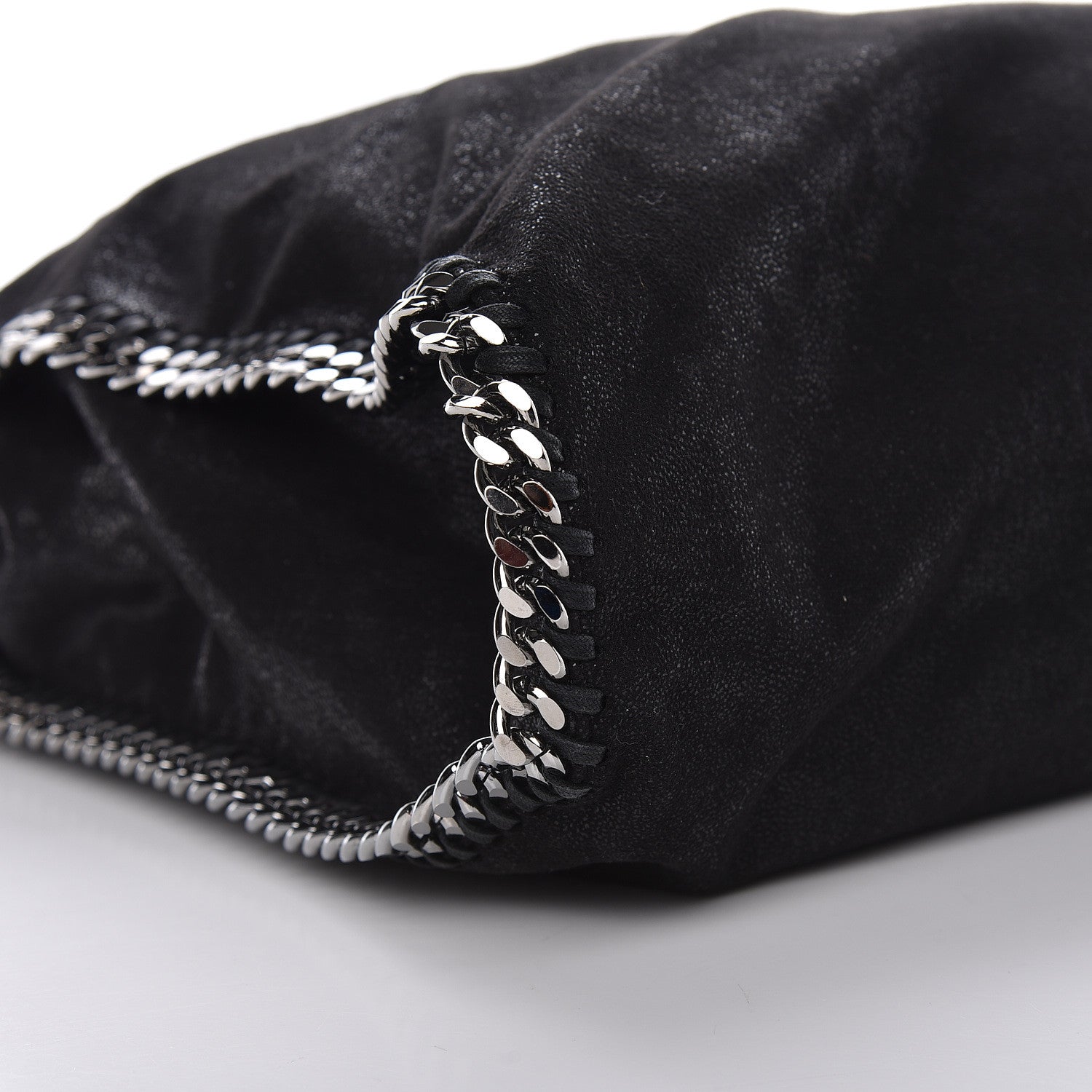 Stella McCartney Shaggy Deer Big Falabella Tote Black 8 of 10