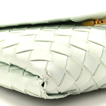 Bottega Veneta Nappa Intrecciato Origami Chain Crossbody Glacier 7 of 8