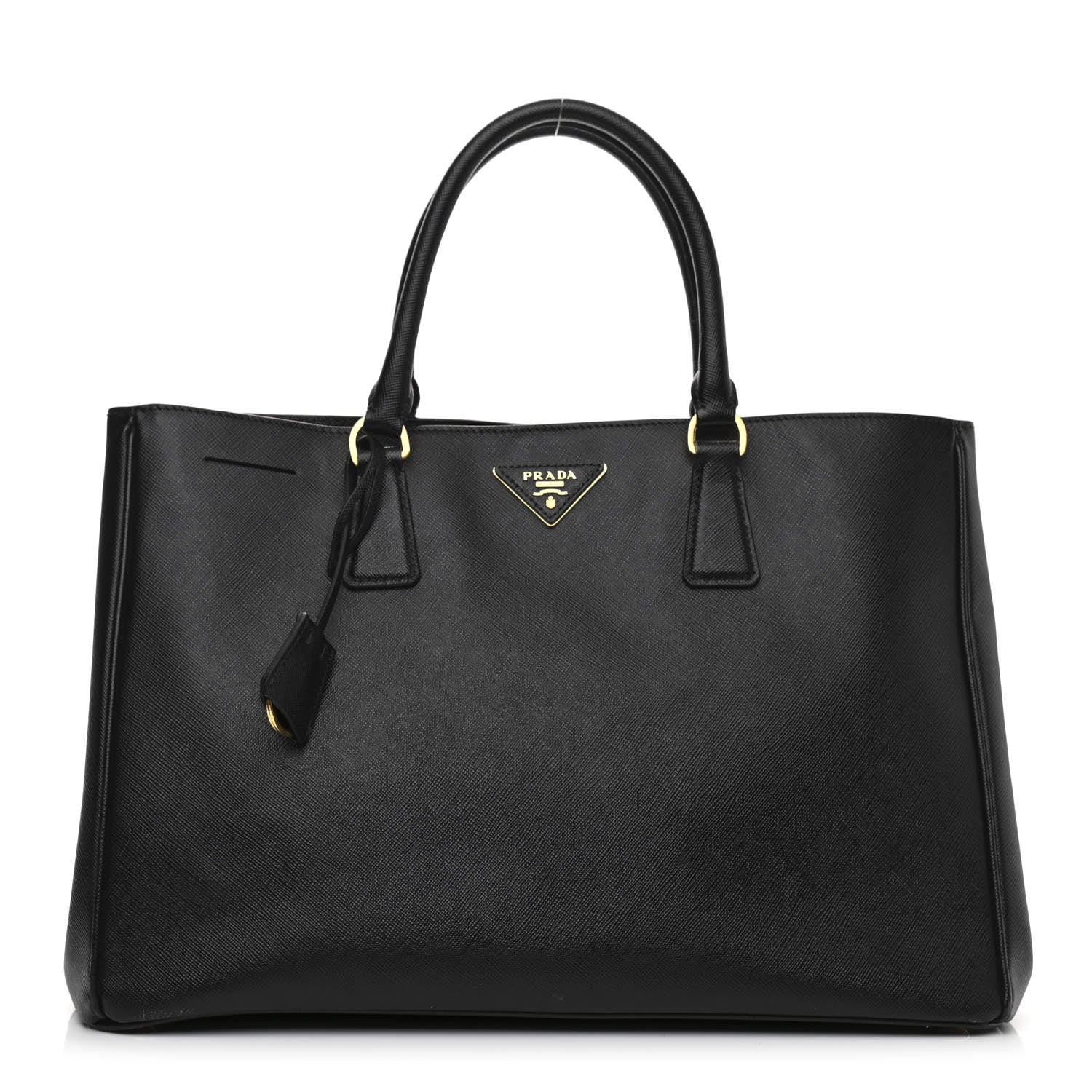 Prada Saffiano Large Galleria Double Zip Tote Black 1 of 10