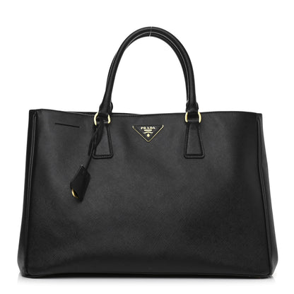 Prada Saffiano Large Galleria Double Zip Tote Black 1 of 10