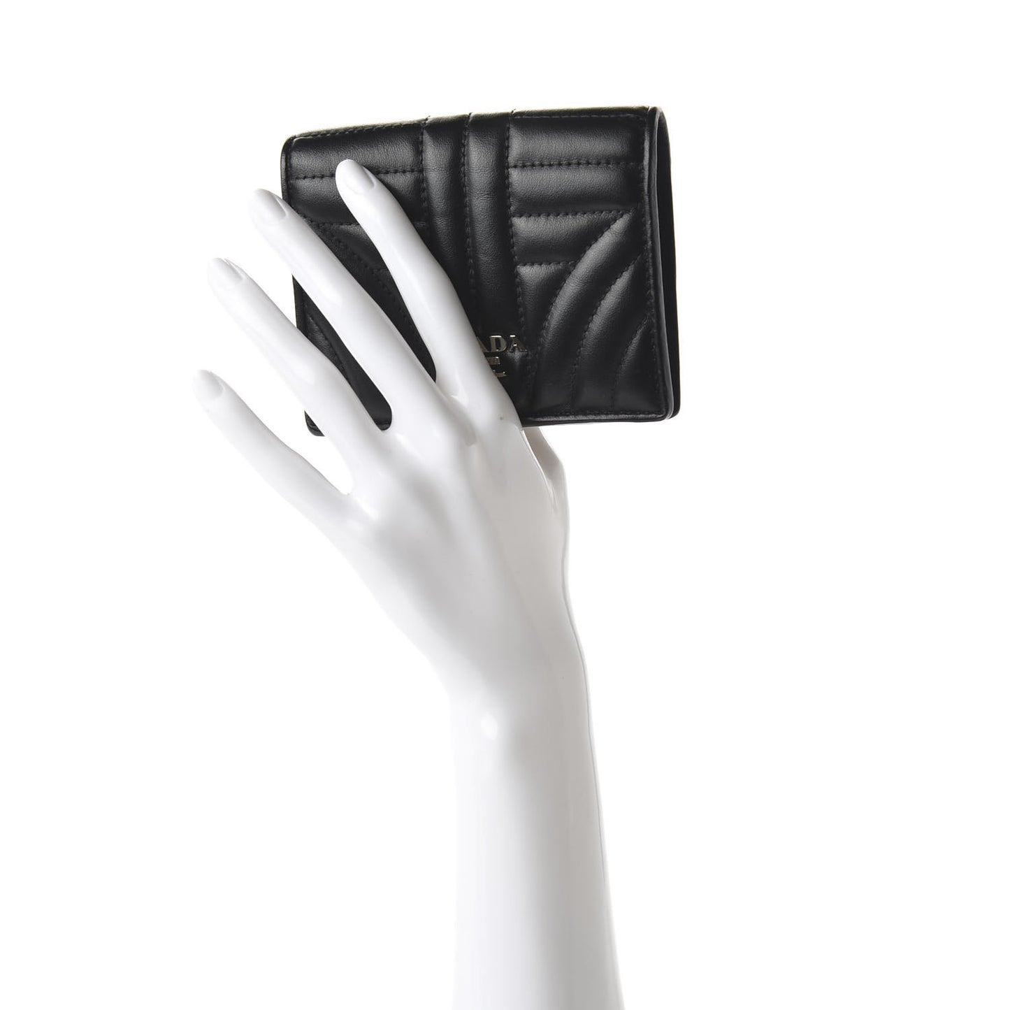 Soft Calfskin Impunture Diagramme Wallet Black