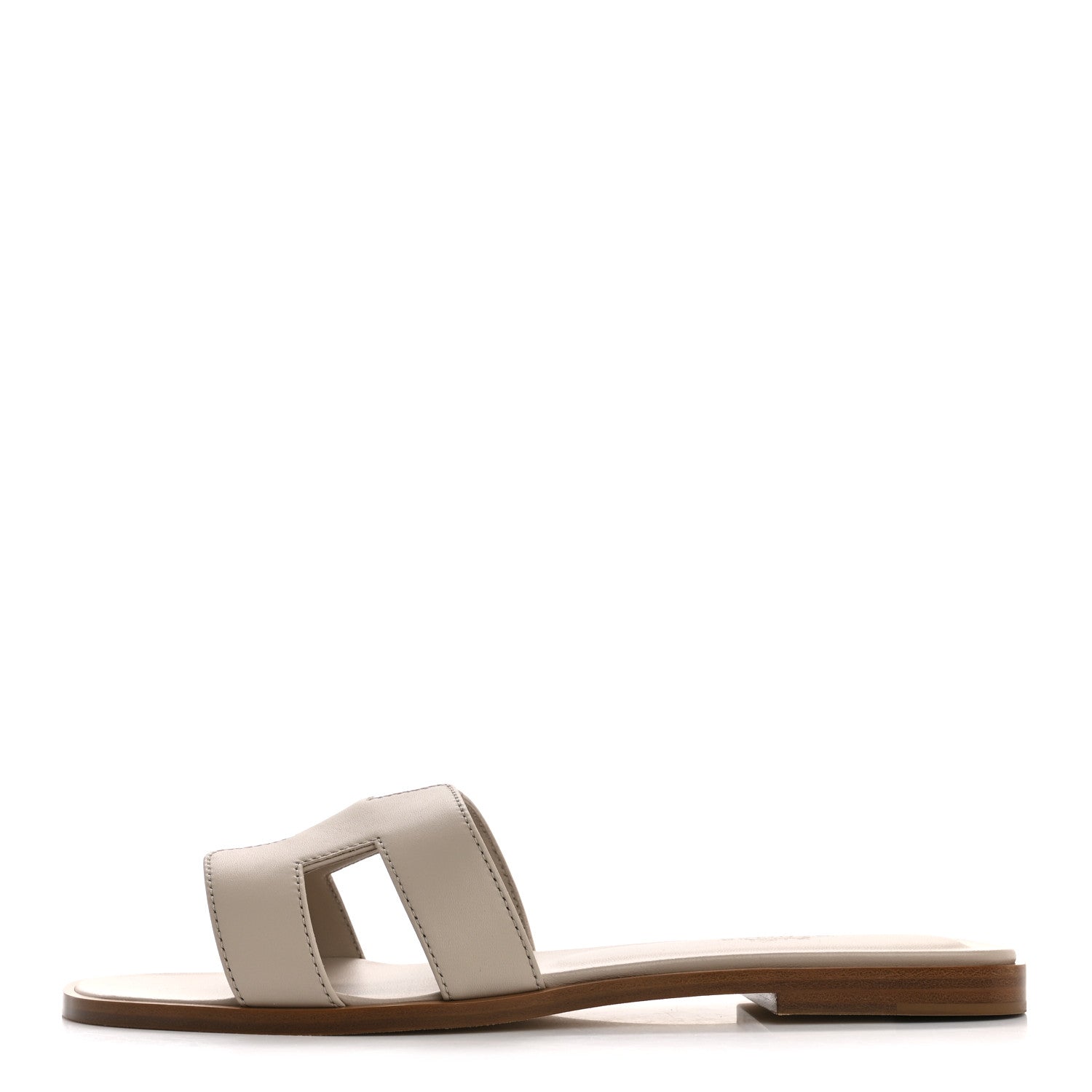 Hermes Box Calfskin Oran Sandals 39 Beige Nomade 39 1 of 10