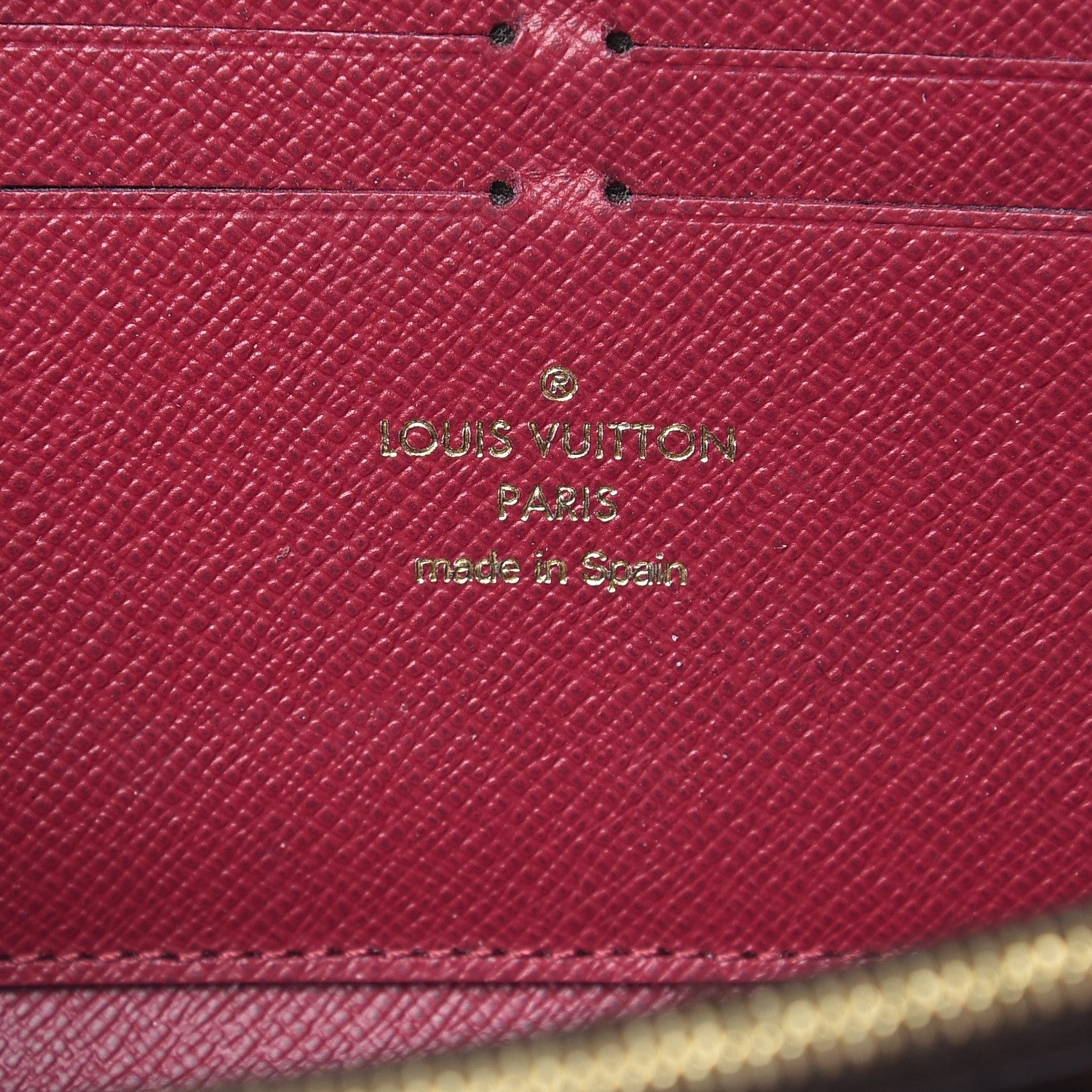 Louis Vuitton Monogram Clemence Wallet Fuchsia 6 of 6