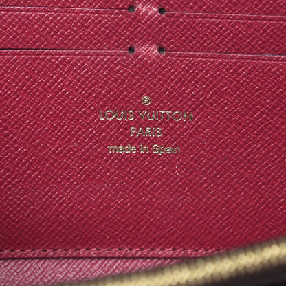 Louis Vuitton Monogram Clemence Wallet Fuchsia 6 of 6