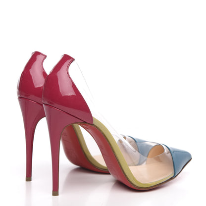 Christian Louboutin Patent PVC Debout 100 Pumps 35.5 Version Riviera 4 of 7