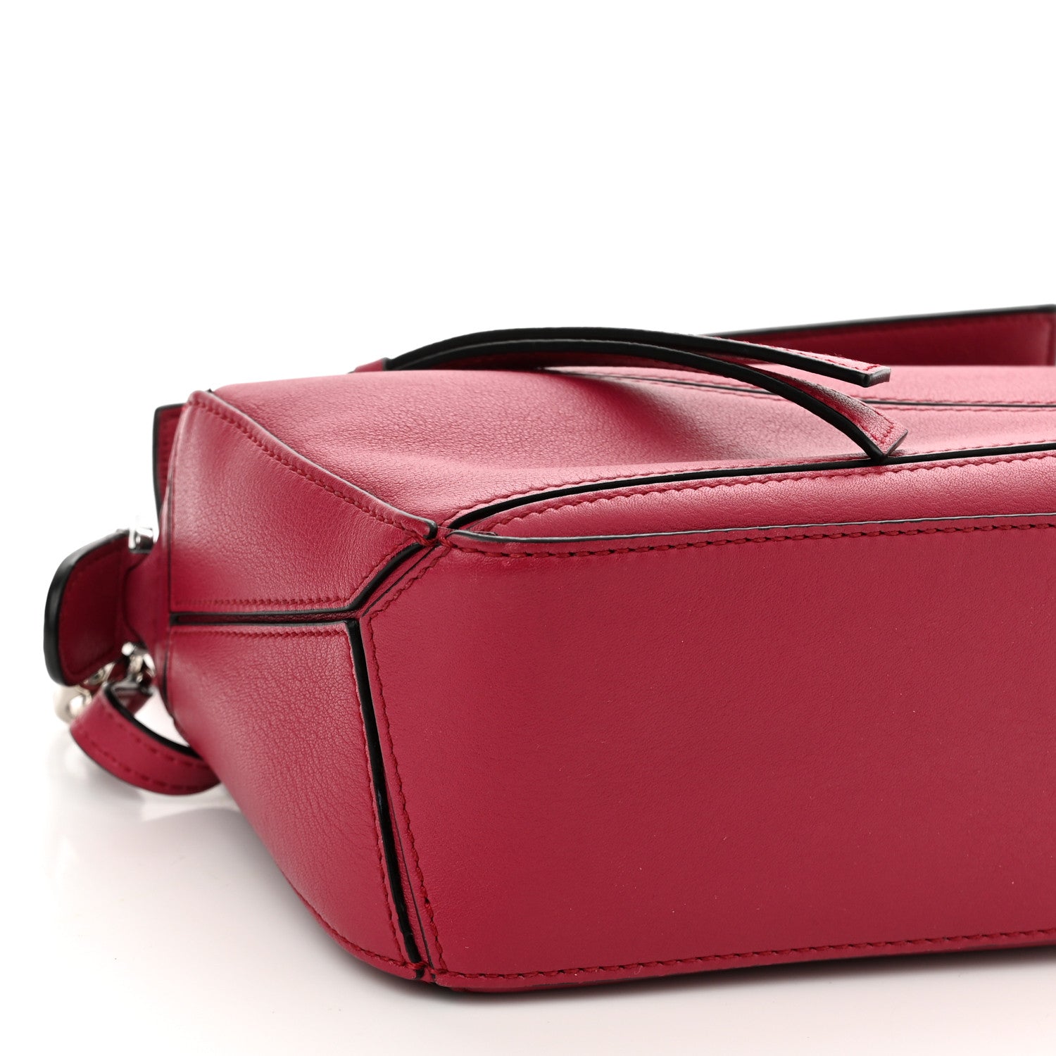 Loewe Calfskin Mini Puzzle Bag Raspberry 8 of 9