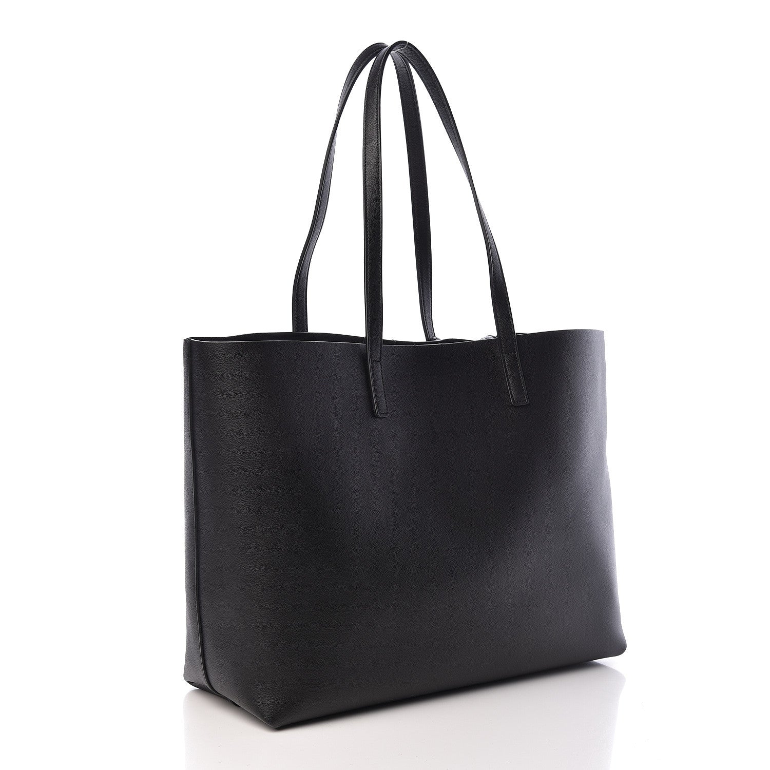 Saint Laurent Calfskin Large Shopping Tote Black 4 of 11