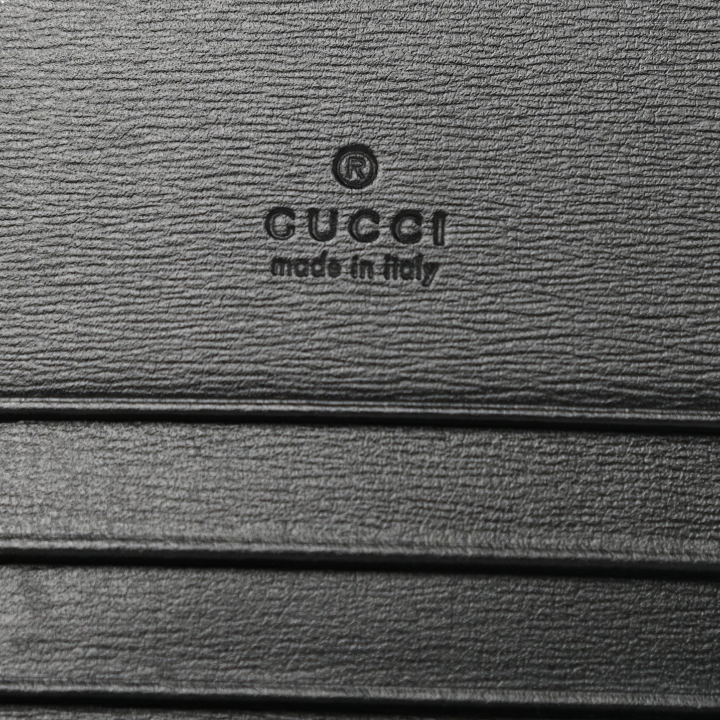 Calfskin Web Trapuntata GG Marmont Card Case Wallet Black