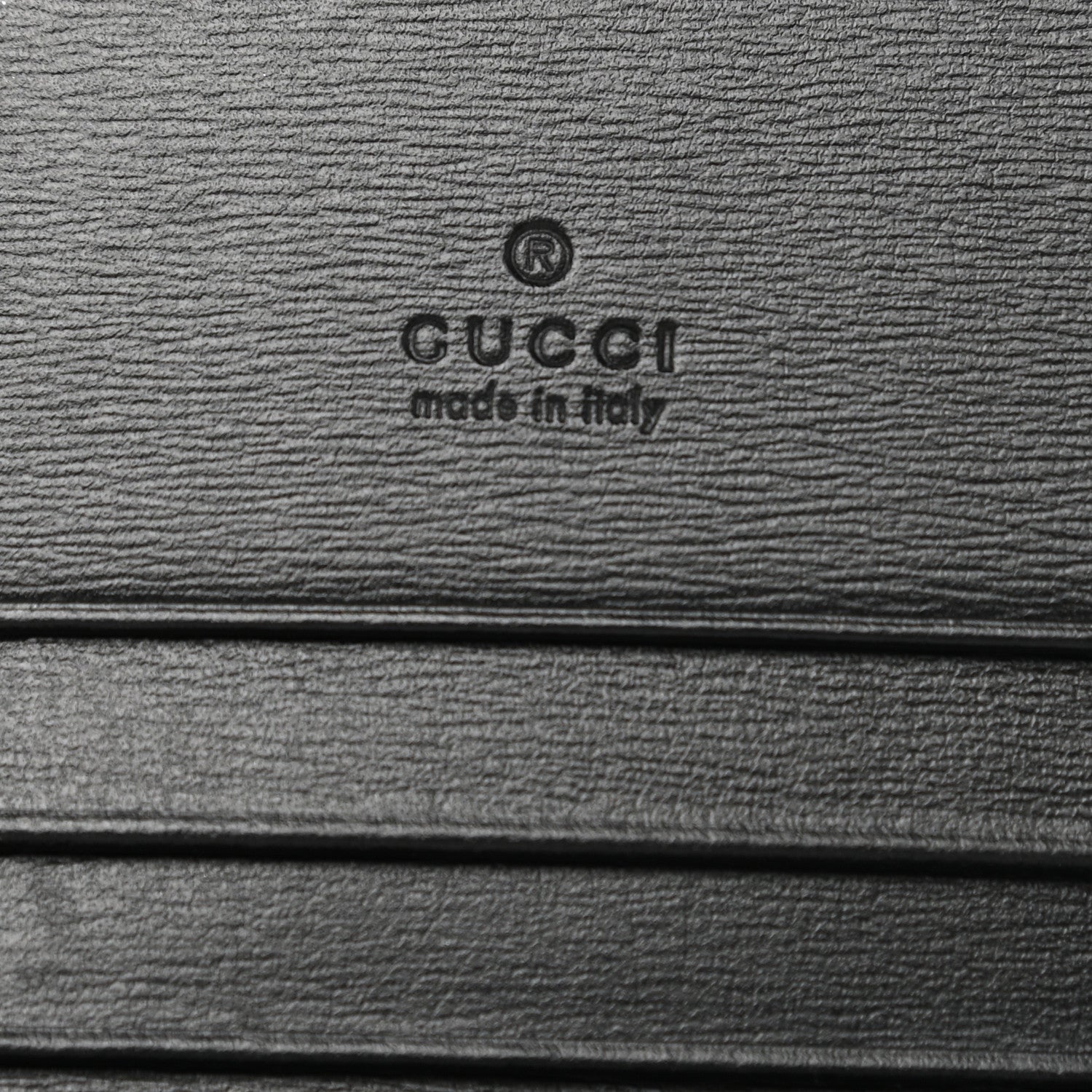 Gucci Calfskin Web Trapuntata GG Marmont Card Case Wallet Black 8 of 9