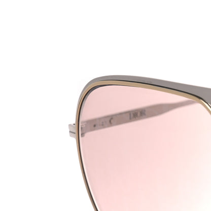 Christian Dior Oblique DiorEssential A2U Aviator Sunglasses Pink Silver 8 of 9