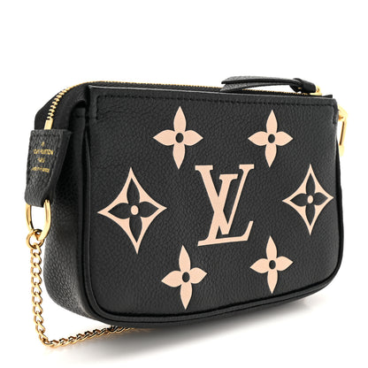 Louis Vuitton Empreinte Monogram Giant Mini Pochette Accessories Black 3 of 9