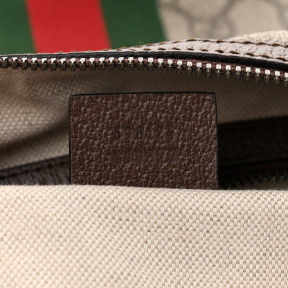 Gucci GG Supreme Monogram Web Small Ophidia Half Moon Hobo Brown 7 of 11