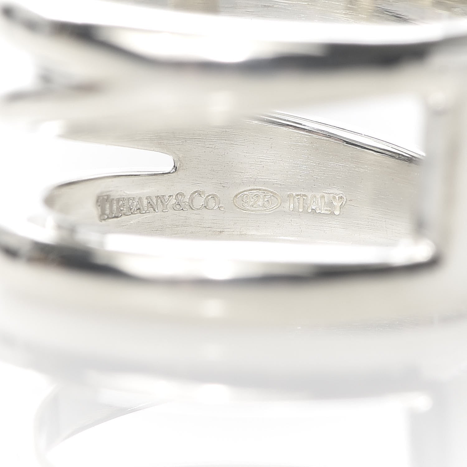 Tiffany Sterling Silver Zig Zag Ring 51 5.75 4 of 4