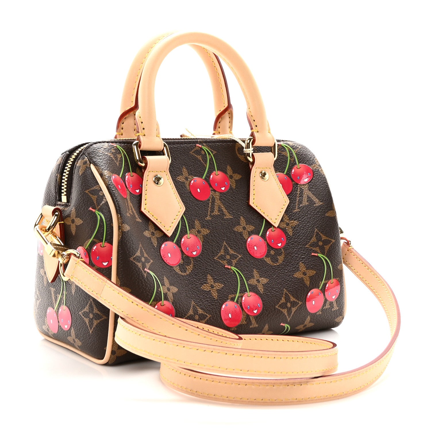 Louis Vuitton LV X TM Monogram Cerises Speedy Bandouliere 20 3 of 9
