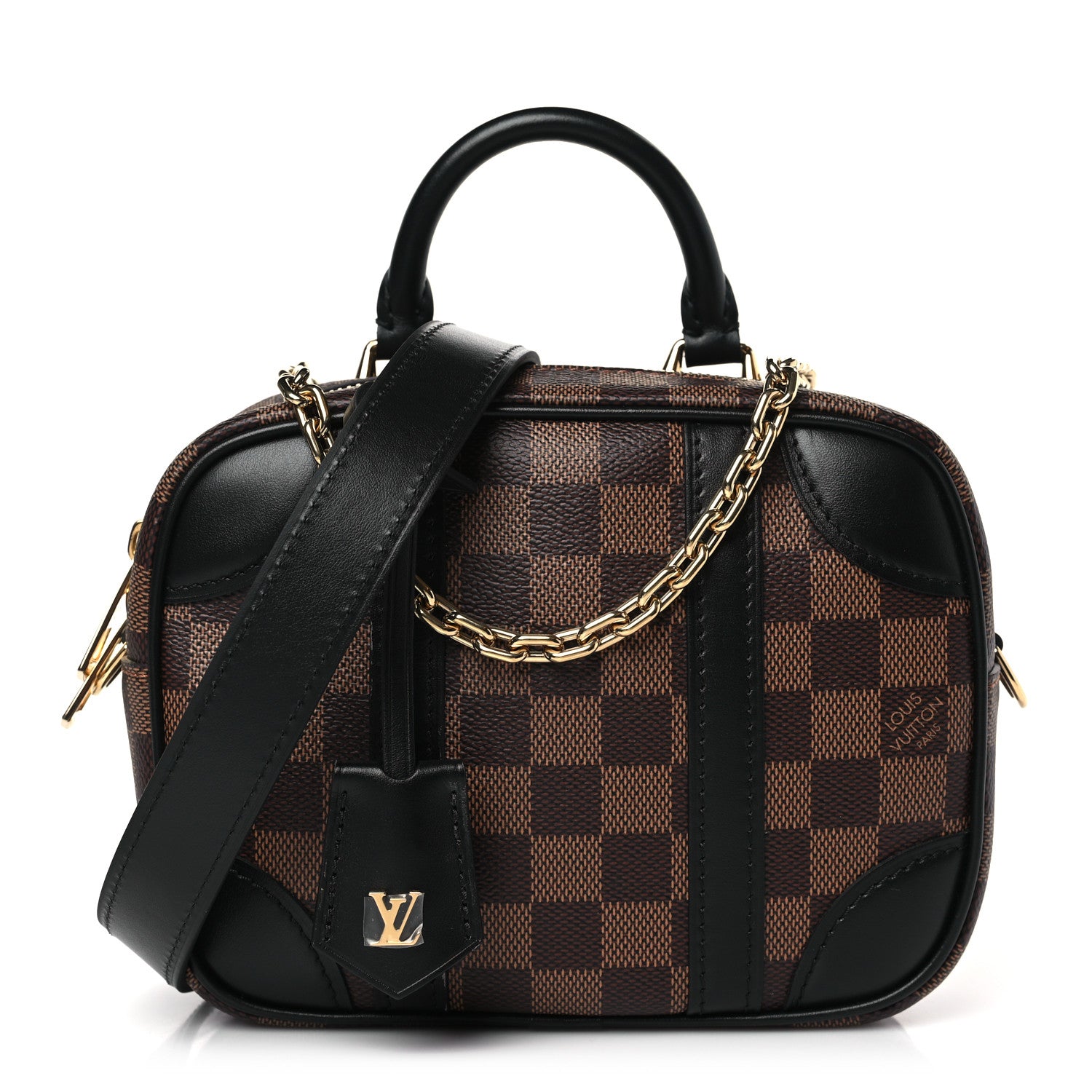 Louis Vuitton Damier Ebene Valisette Souple BB Black 1 of 8