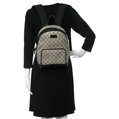 Gucci GG Supreme Monogram Small Eden Day Backpack Black 2 of 12