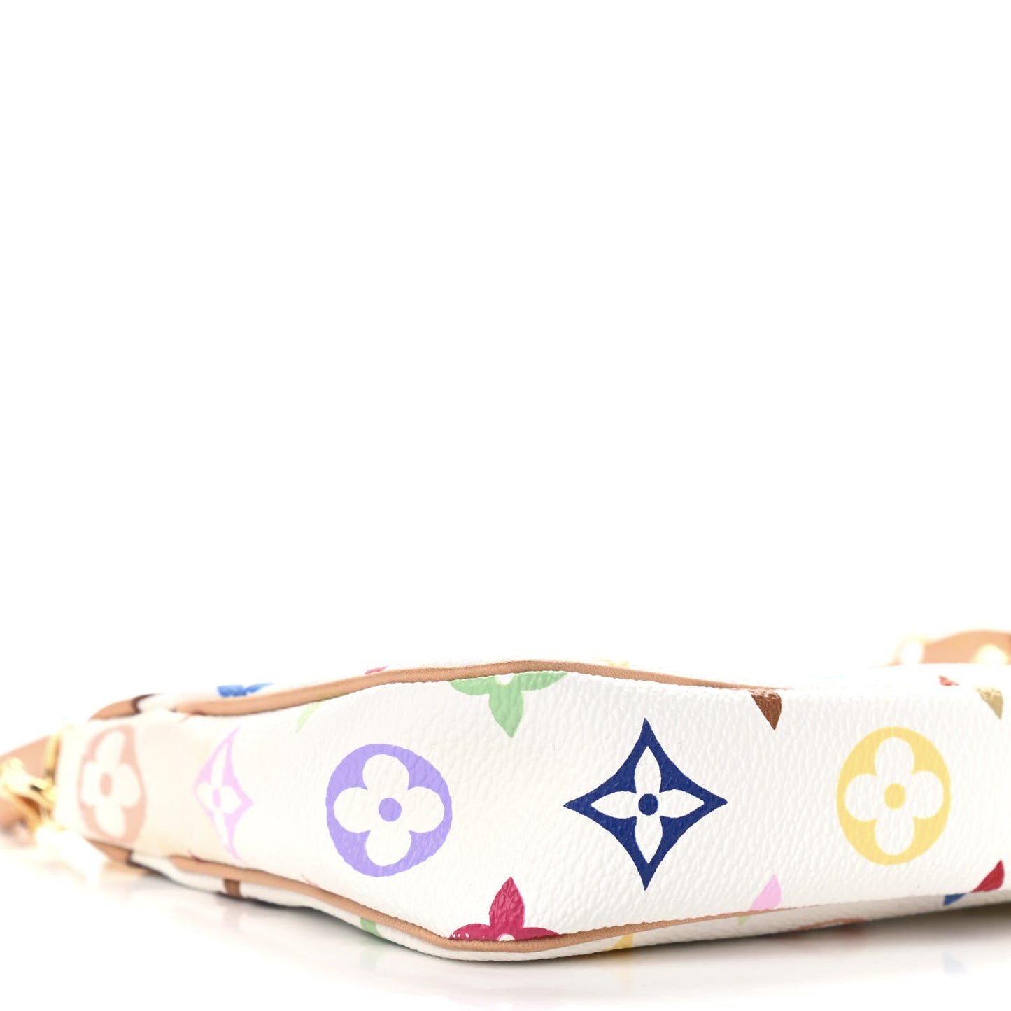 Monogram Multicolor Pochette Accessories White