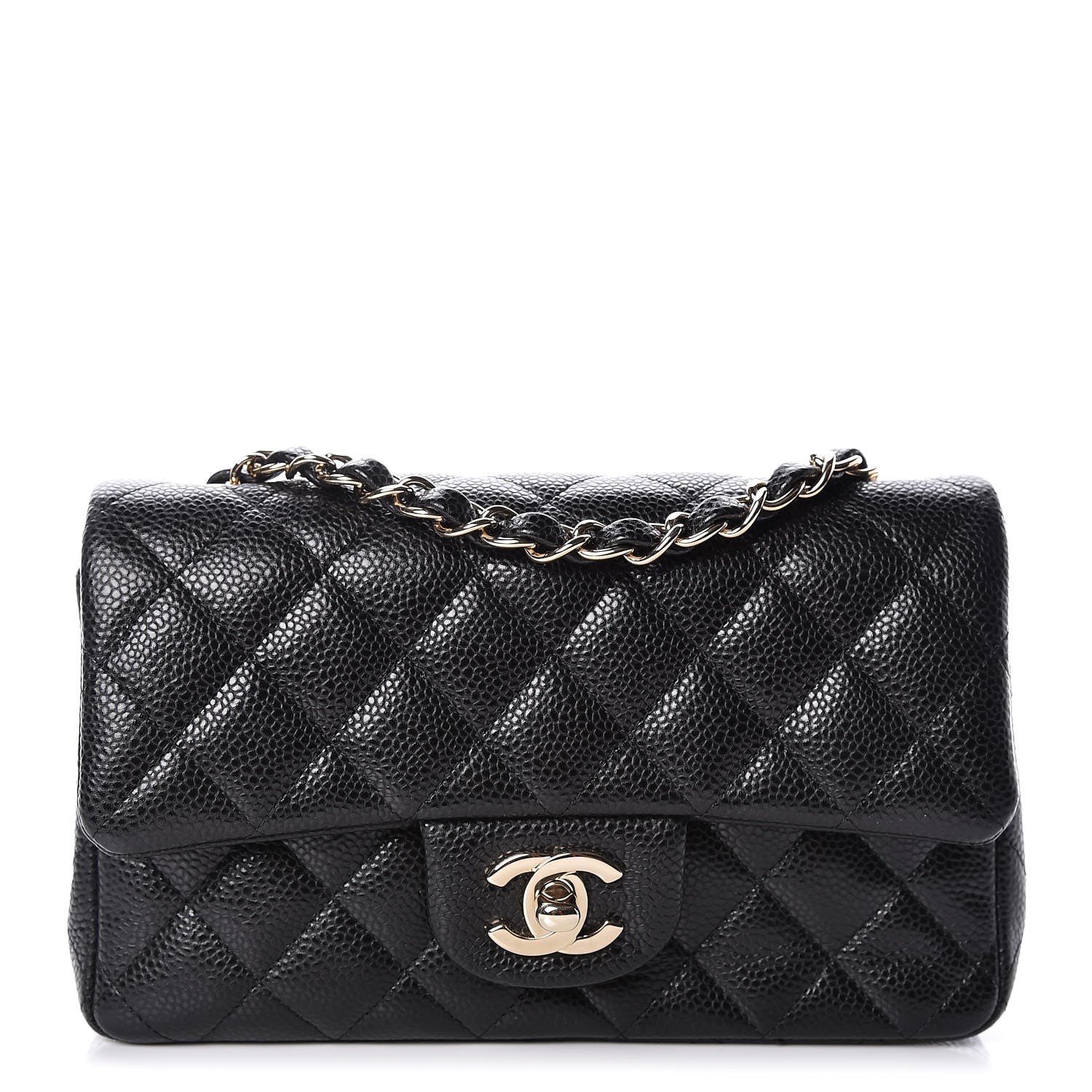Chanel Caviar Quilted Mini Rectangular Flap Black 1 of 13