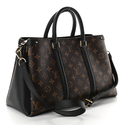 Louis Vuitton Monogram Soufflot MM Black 2 of 10