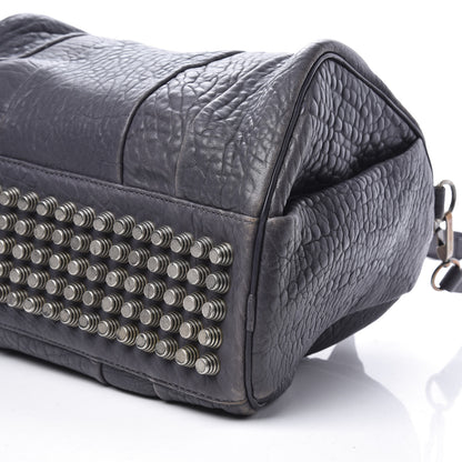 Alexander Wang Pebbled Lambskin Rocco Tundra Silver Hardware 6 of 10