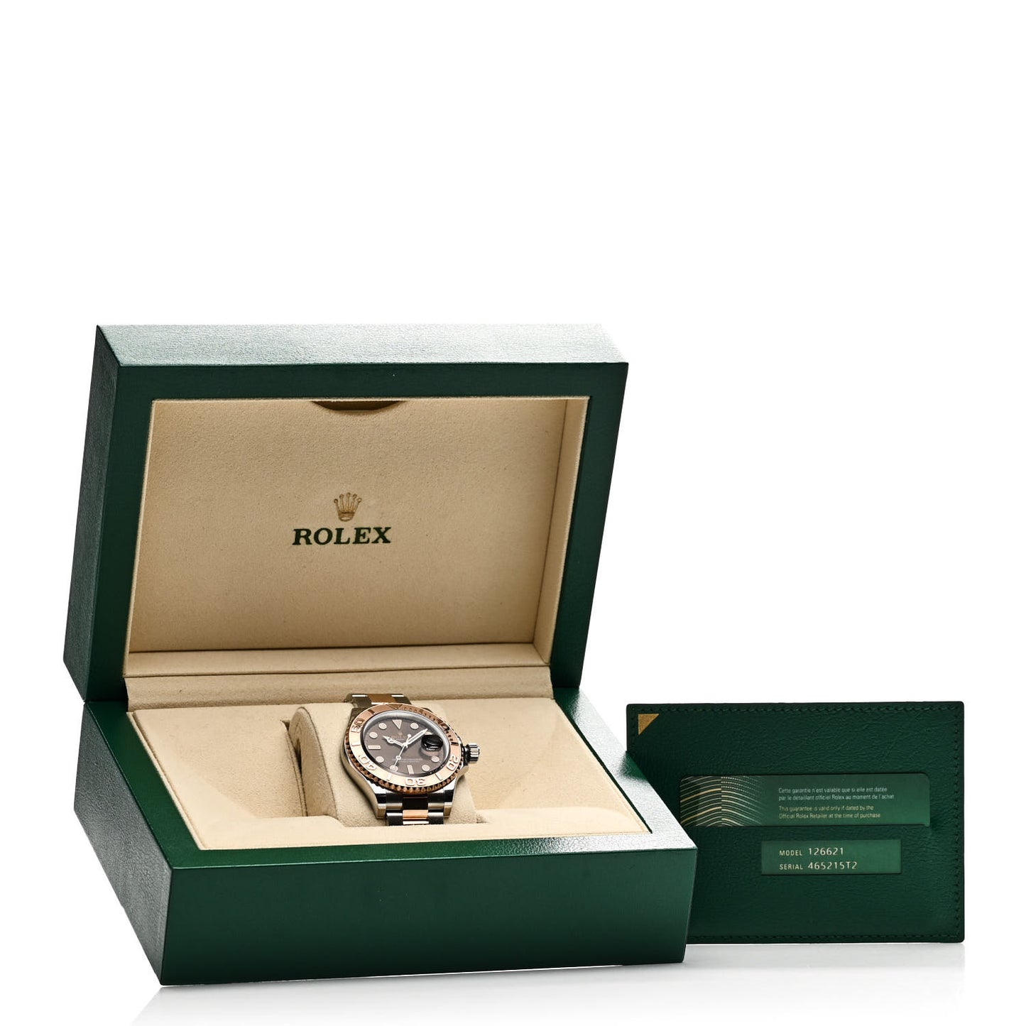 Stainless Steel 18K Everose Gold 40mm Yacht-Master Watch Chocolate 126621