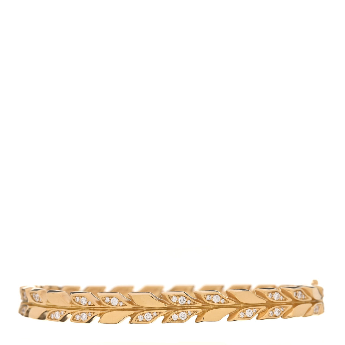 Tiffany 18K Yellow Gold Diamond Victoria Vine Bracelet 1 of 6