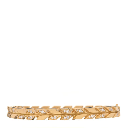 Tiffany 18K Yellow Gold Diamond Victoria Vine Bracelet 1 of 6