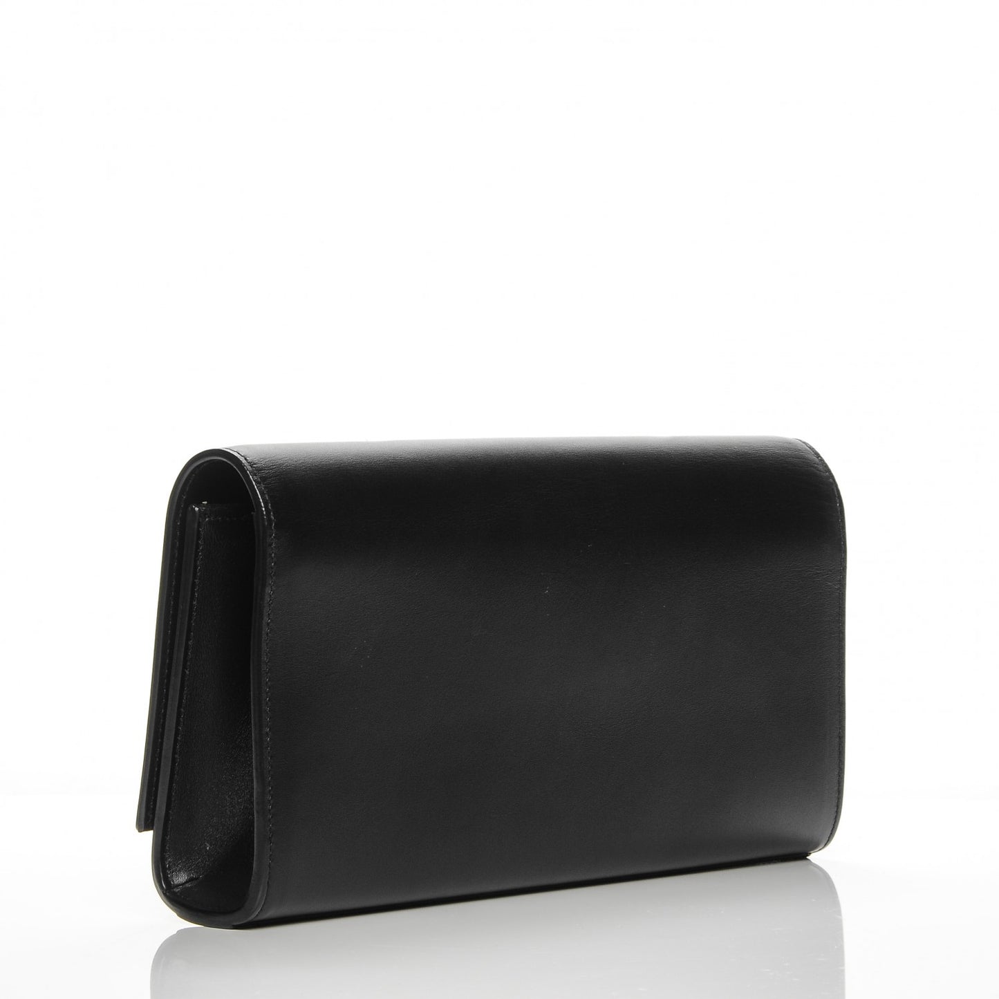 Calfskin Cassandre Tassel Clutch Black