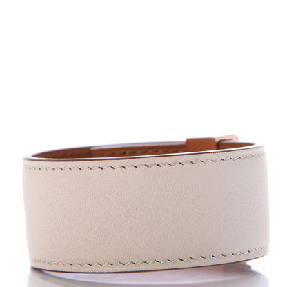 Hermes Swift Collier de Chien CDC 24 Bracelet T1 Nata 3 of 6