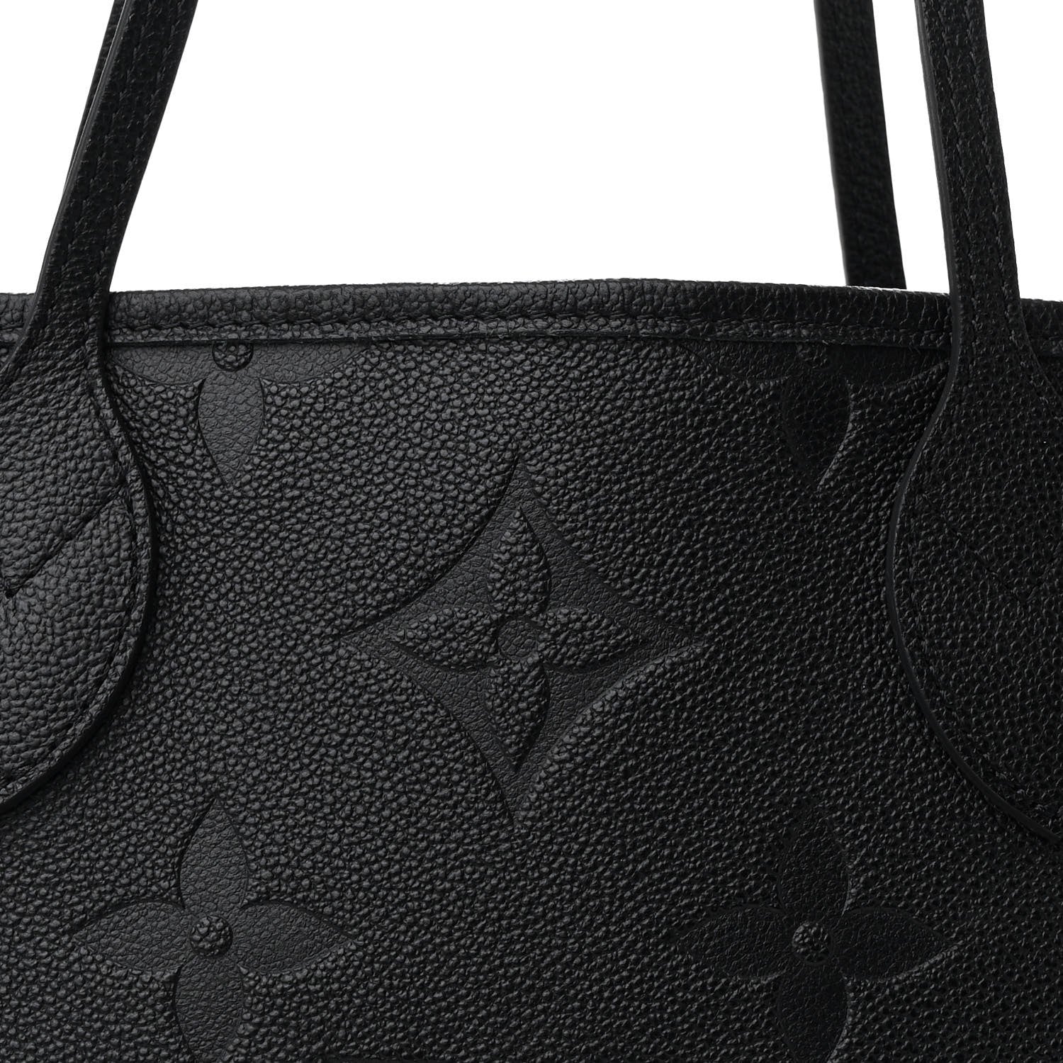 Louis Vuitton Empreinte Monogram Giant Neverfull MM Black 9 of 11