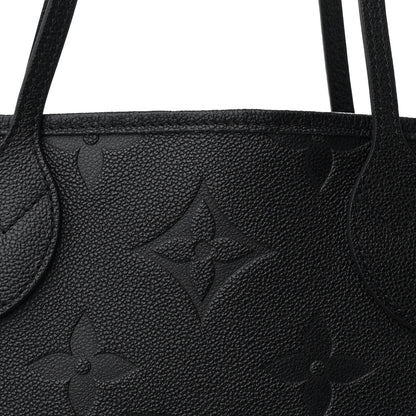Louis Vuitton Empreinte Monogram Giant Neverfull MM Black 9 of 11