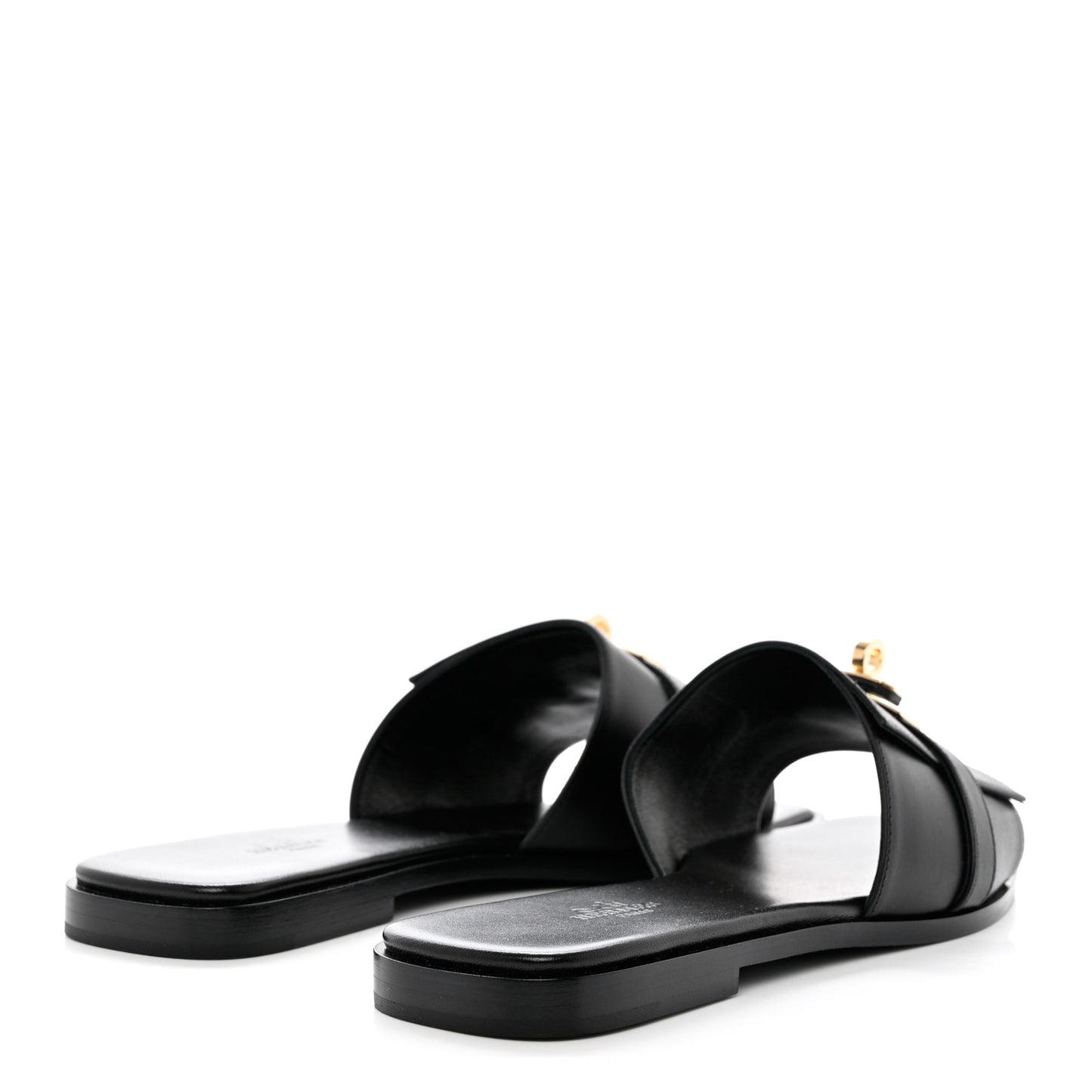 Calfskin Giulia Sandals 39 Black