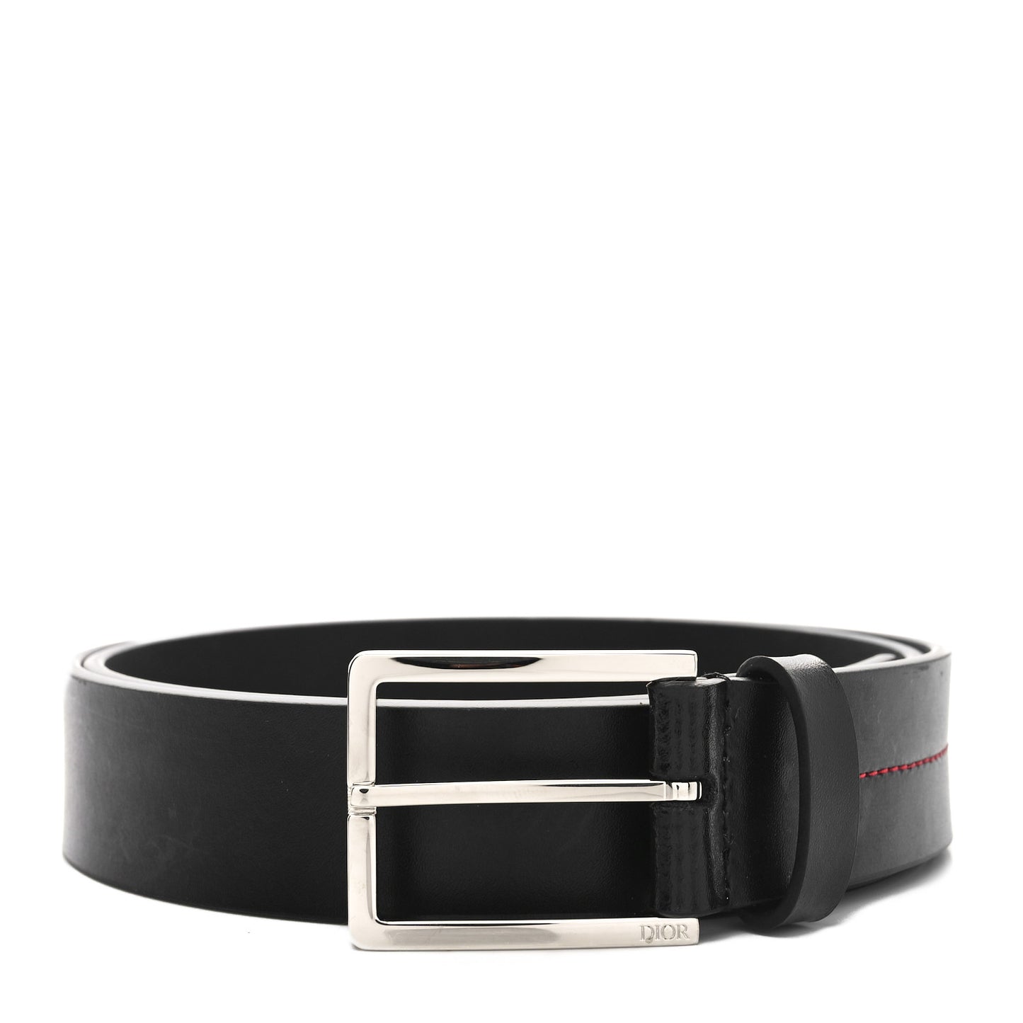 Calfskin Dior Homme 30mm Belt 85 34 Black