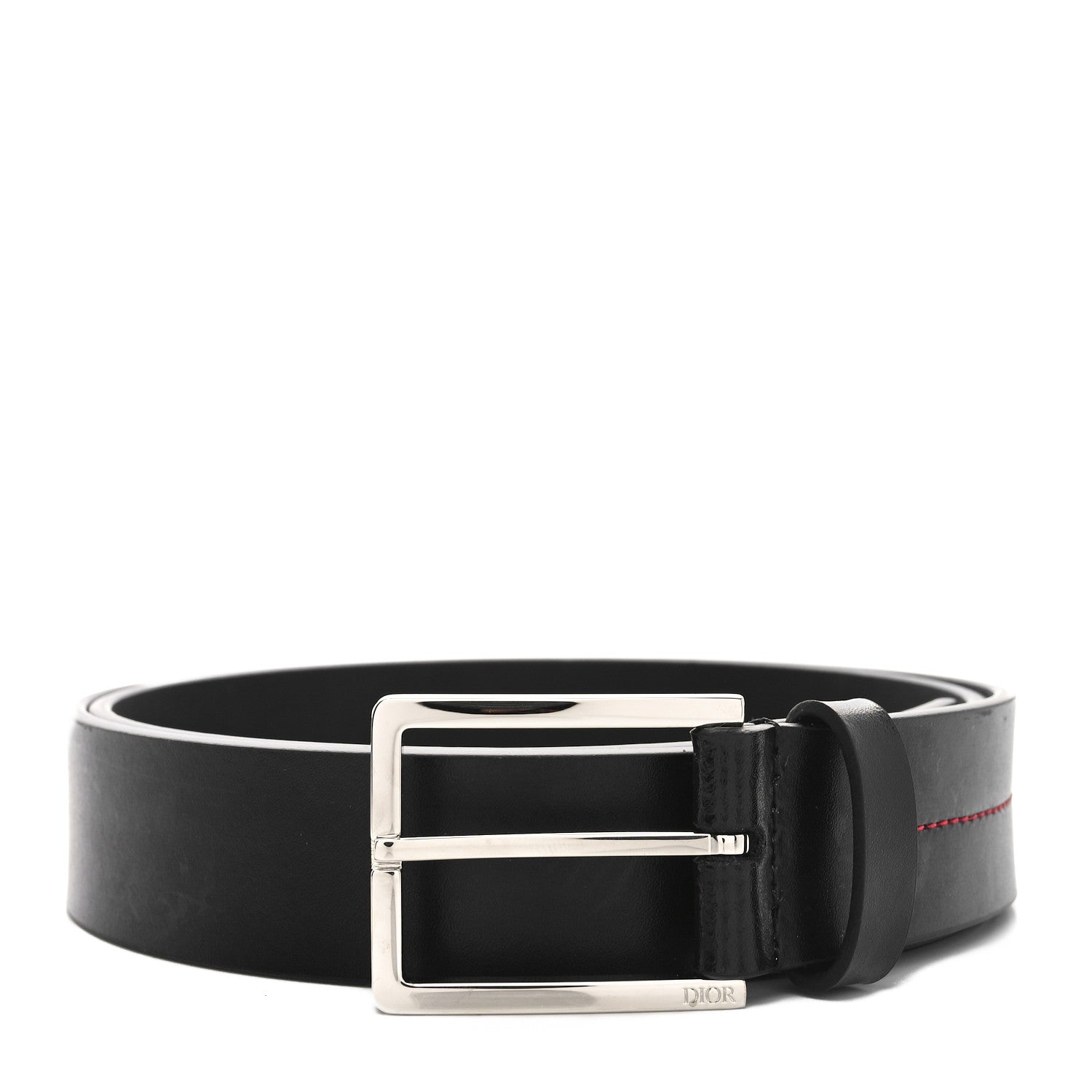 Christian Dior Calfskin Dior Homme 30mm Belt 85 34 Black 1 of 5