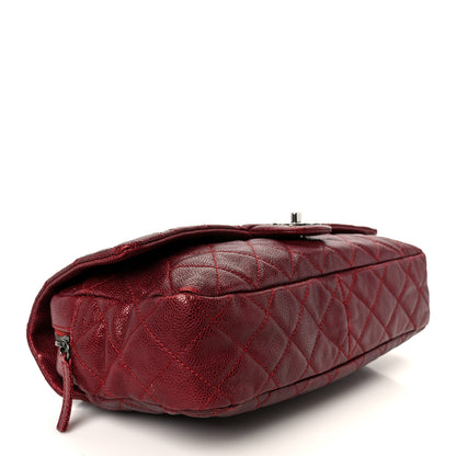 Chanel Iridescent Caviar Quilted Large Chic Flap Red 4 of 12