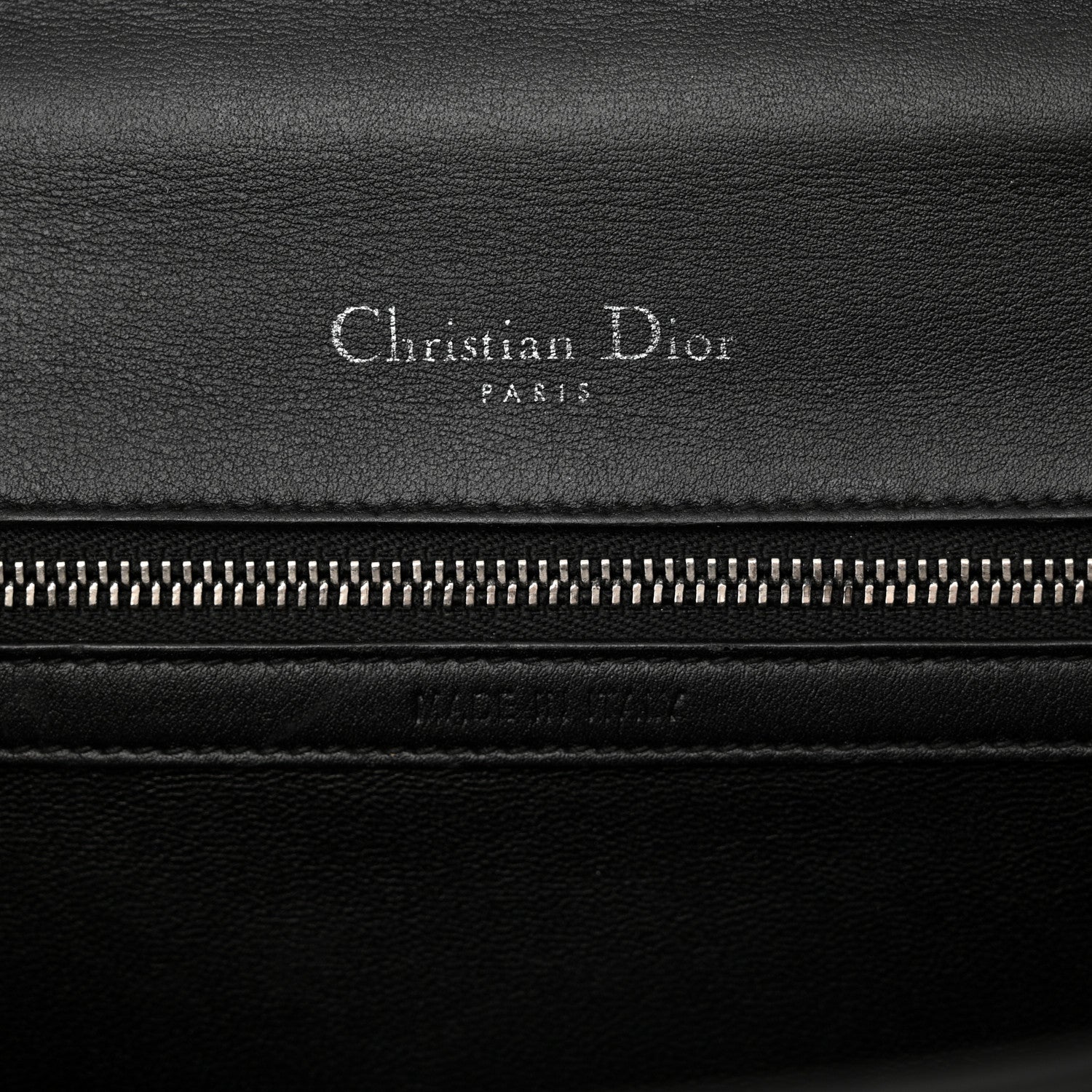 Christian Dior Calfskin Paradise Diorama Flap Bag Black 6 of 15