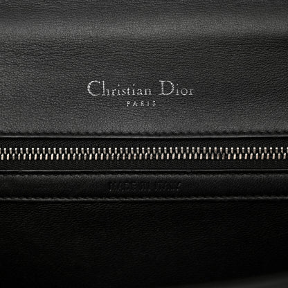 Christian Dior Calfskin Paradise Diorama Flap Bag Black 6 of 15