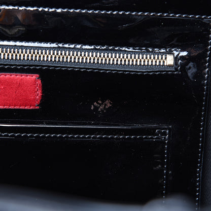 Valentino Garavani Patent Medium Rockstud Tote Black 12 of 20