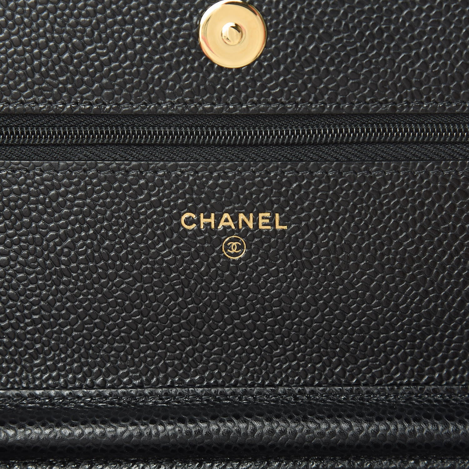 Chanel Caviar Quilted Wallet On Chain WOC Black 6 of 11