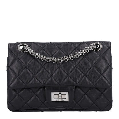 Chanel Aged Calfskin Quilted 2.55 Reissue Mini Flap Black 1 of 10