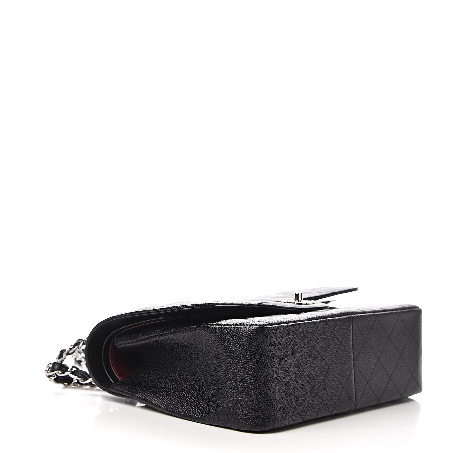 Chanel Caviar Quilted Jumbo Double Flap Black 3 of 12