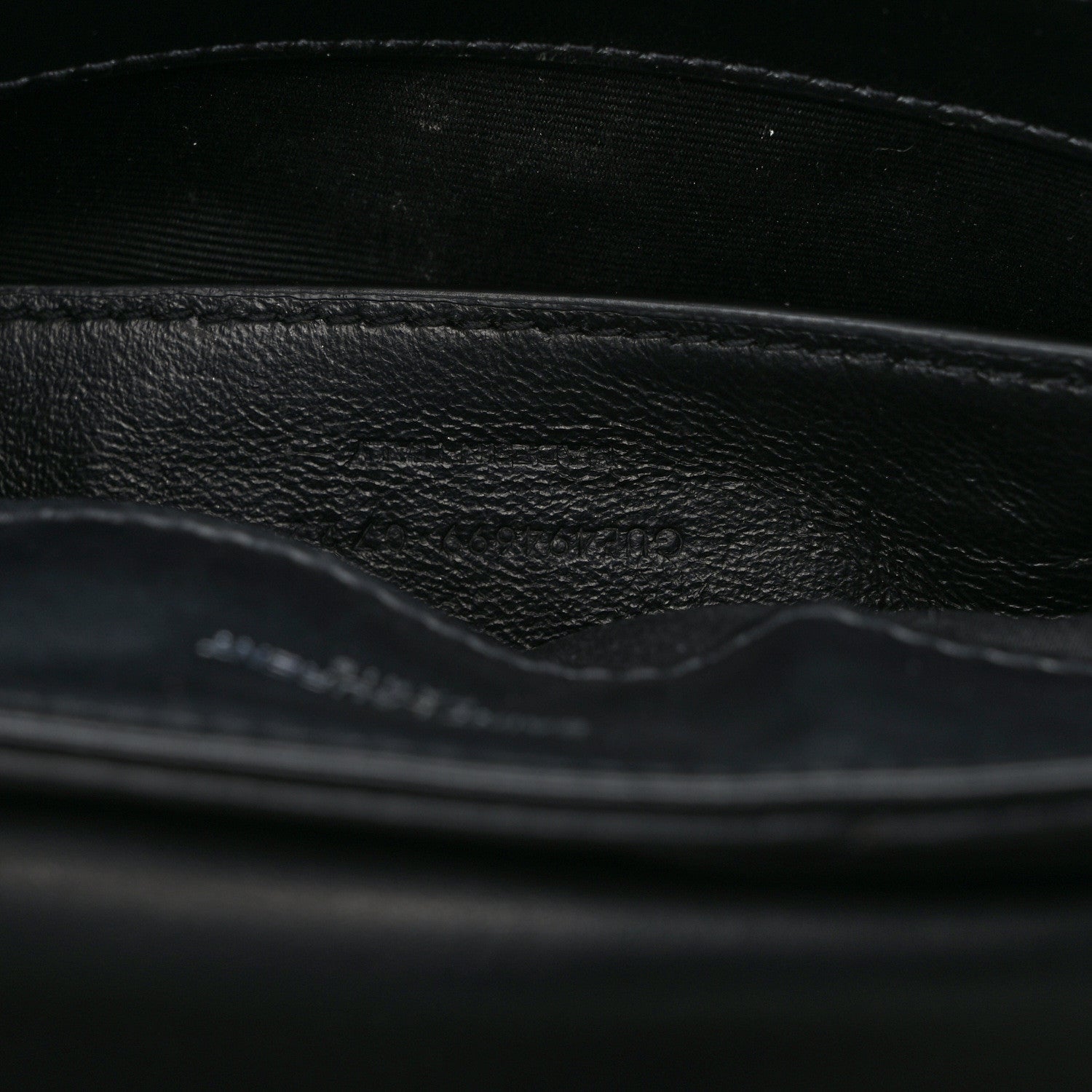 Saint Laurent Calfskin Y Quilted Monogram Small Loulou Chain Satchel Black 8 of 15