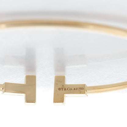 Tiffany 18K Yellow Gold Narrow T Wire Bracelet 4 of 4