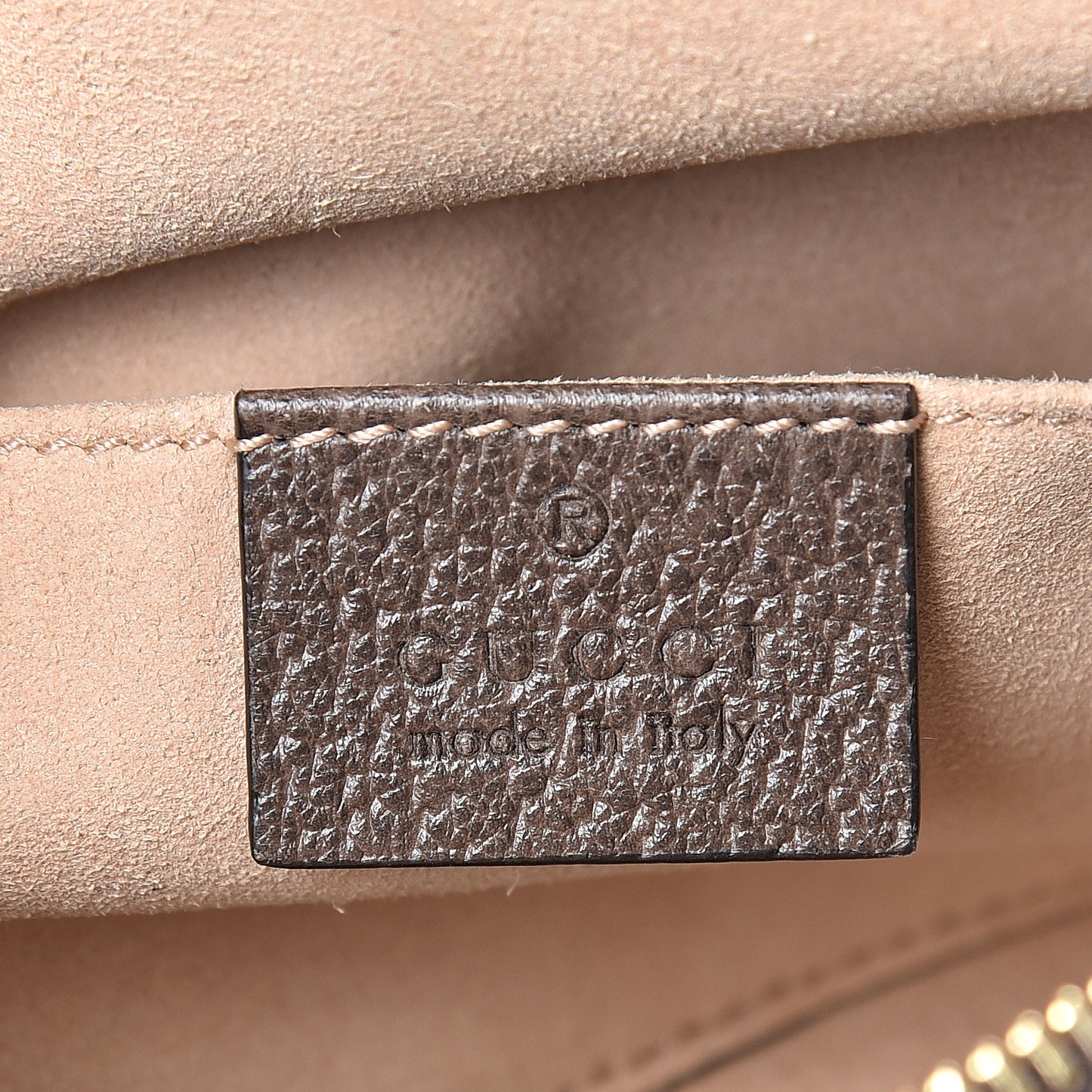 GG Supreme Monogram Web Mini Ophidia Shoulder Bag Brown