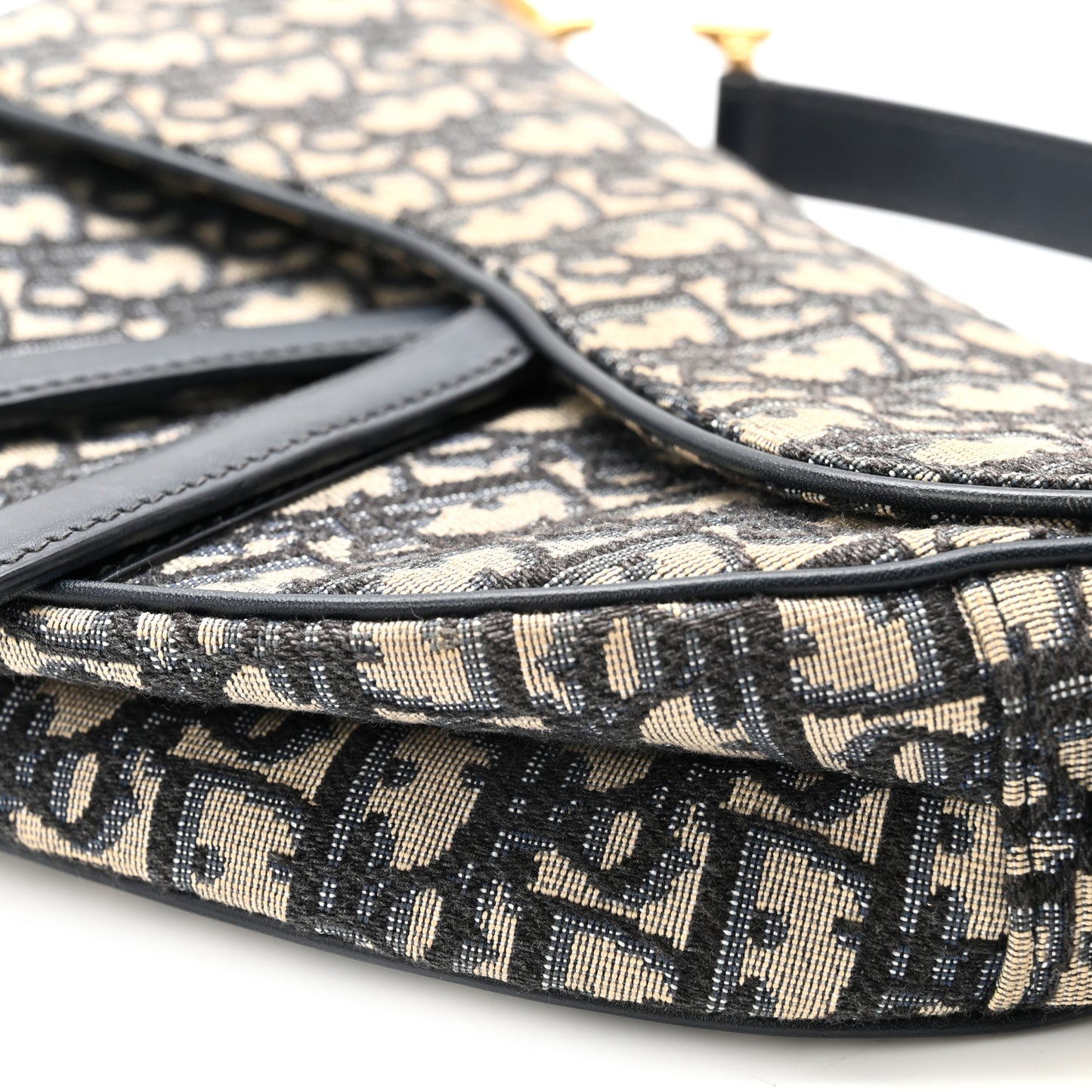 Oblique Saddle Bag Blue